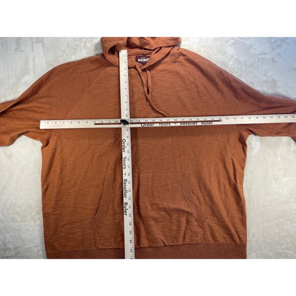 Alesbury Rust Brown Mens Hoodie Sweater XXL - Picture 3 of 9